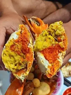 Hình ảnh CUA GẠCH LỚN (xào me,cháy tỏi ,bơ bắp)-1con