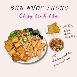 Hình ảnh Bún nước tương chay tịnh tâm