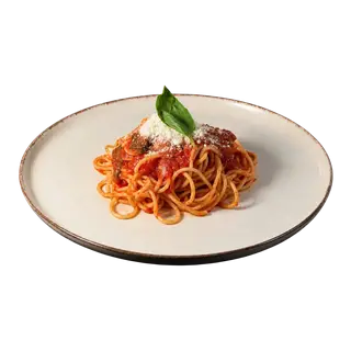 Hình ảnh Pasta with tomato sauce and basil