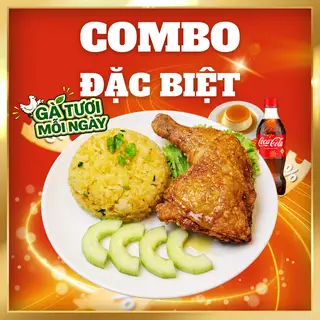 Hình ảnh Combo Gà Góc Tư + Coca + Flan ✨✨✨
