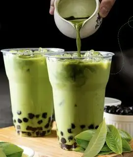 Hình ảnh Trà sữa thái xanh