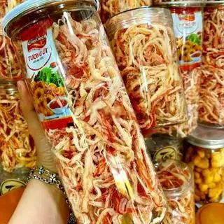 Hình ảnh Khô mực sợi nước dừa 300g