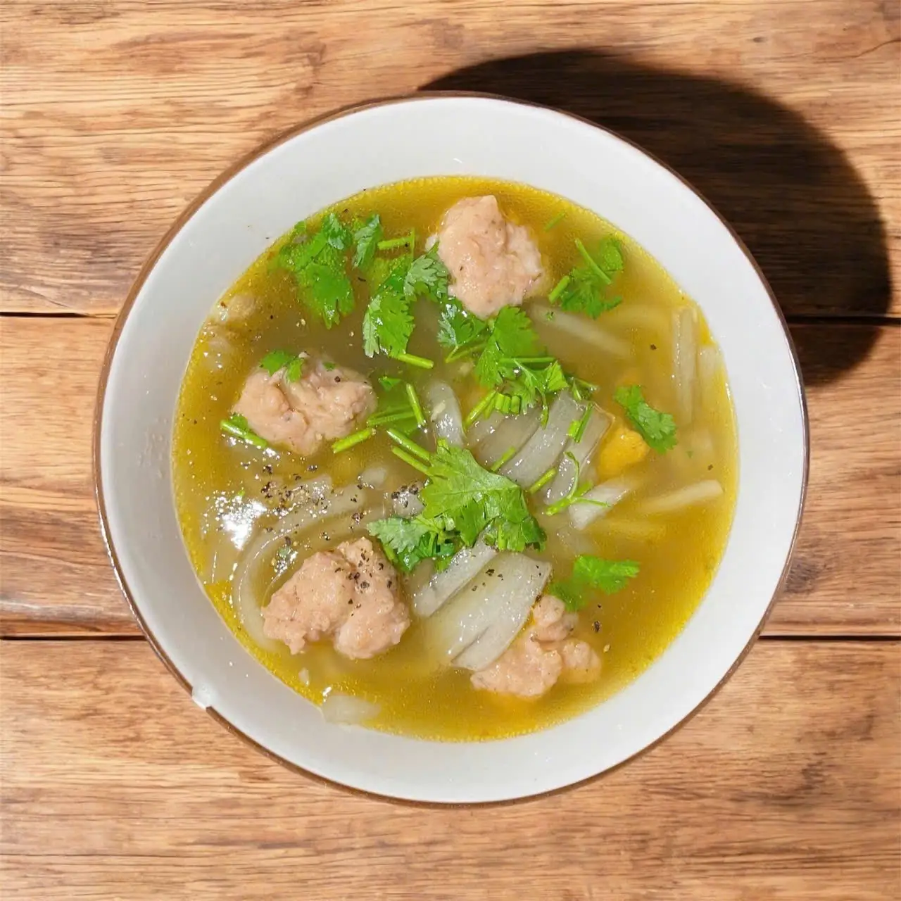 Hình ảnh Bánh canh bột lọc dai - chả tôm