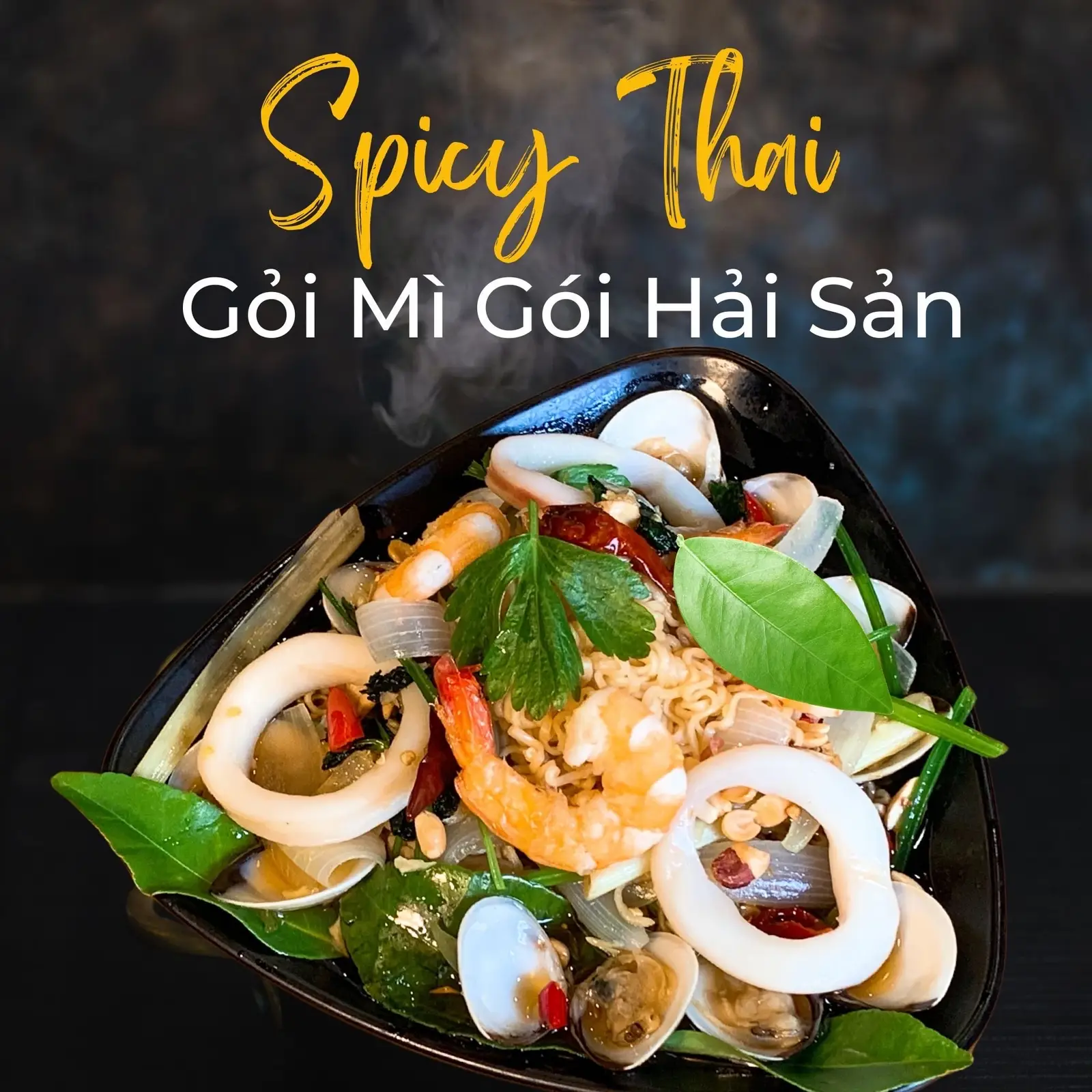 Hình ảnh Gỏi Mì Gói Hải Sản - Instant Noodles With Seafood Salad