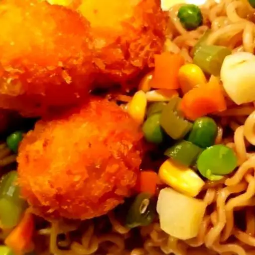 Hình ảnh Mì trộn thập cẩm  bò khô 2 mì