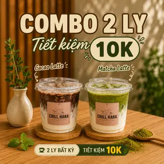 Hình ảnh Combo Matcha latte & Cacao Latte