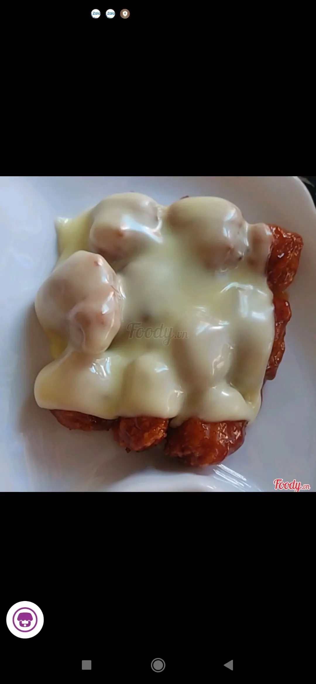 Hình ảnh Gà viên không cay phủ phô mai