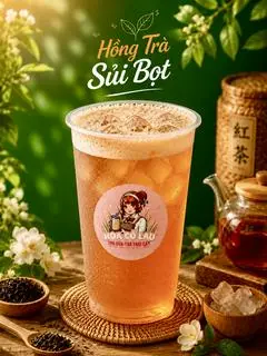 Hình ảnh Hồng trà sủi bọt 