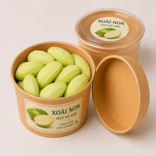 Hình ảnh Xoài non gọt vỏ sẵn