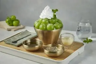 Hình ảnh Bingsu nho xanh - shinemuskat bingsu