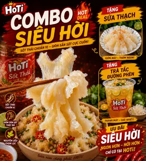 Hình ảnh Combo siêu hời "sứa chùm giòn tặng sứa thạch + trà tắc đường phèn"