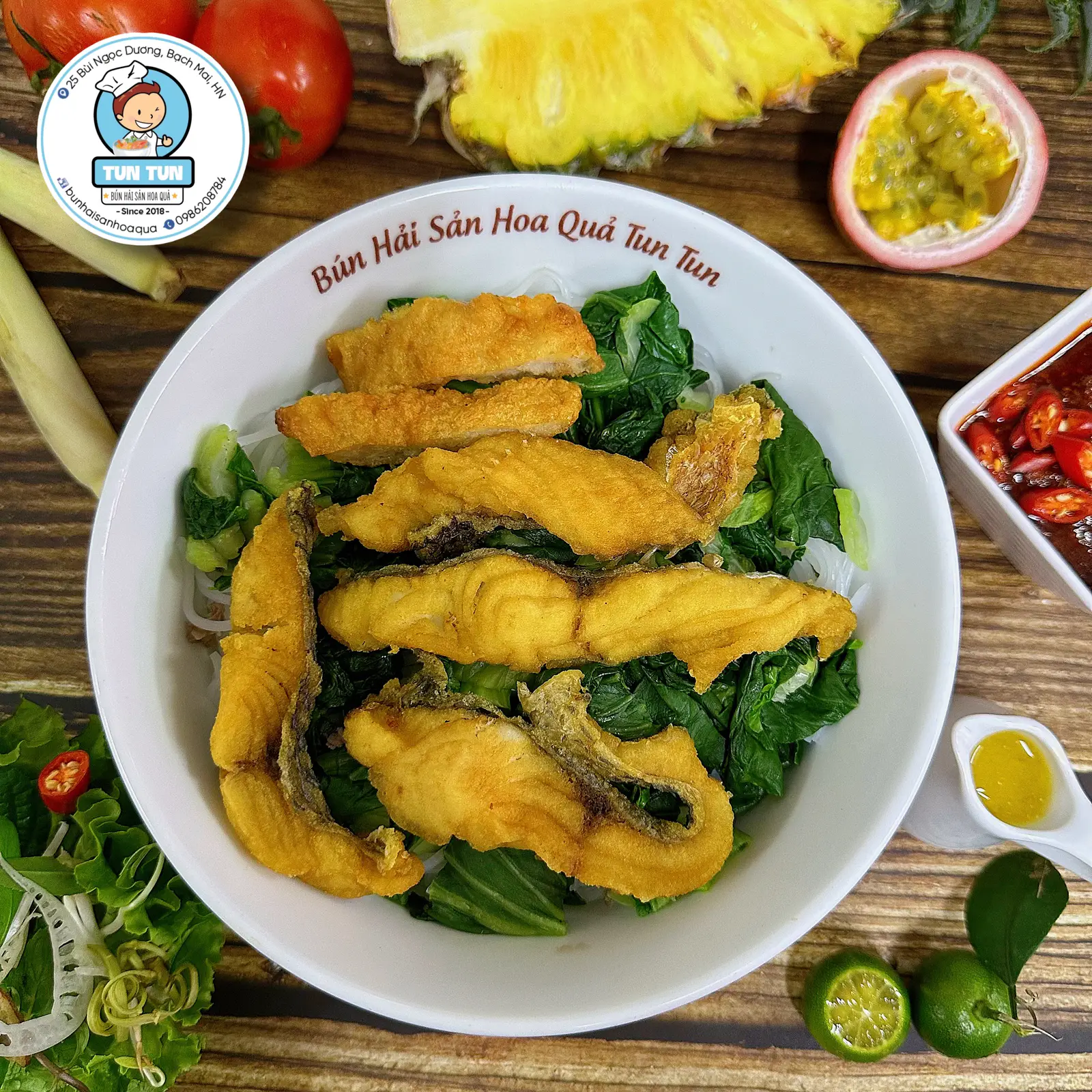 Hình ảnh Bún Cá Trái Cây Size L (Cỡ Lớn)