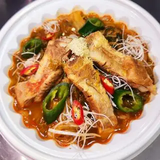 Hình ảnh canh sườn hầm phong cách Hàn Quốc