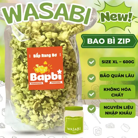 Hình ảnh Bắp Rang Bơ Wasabi Mù Tạt Bigsize