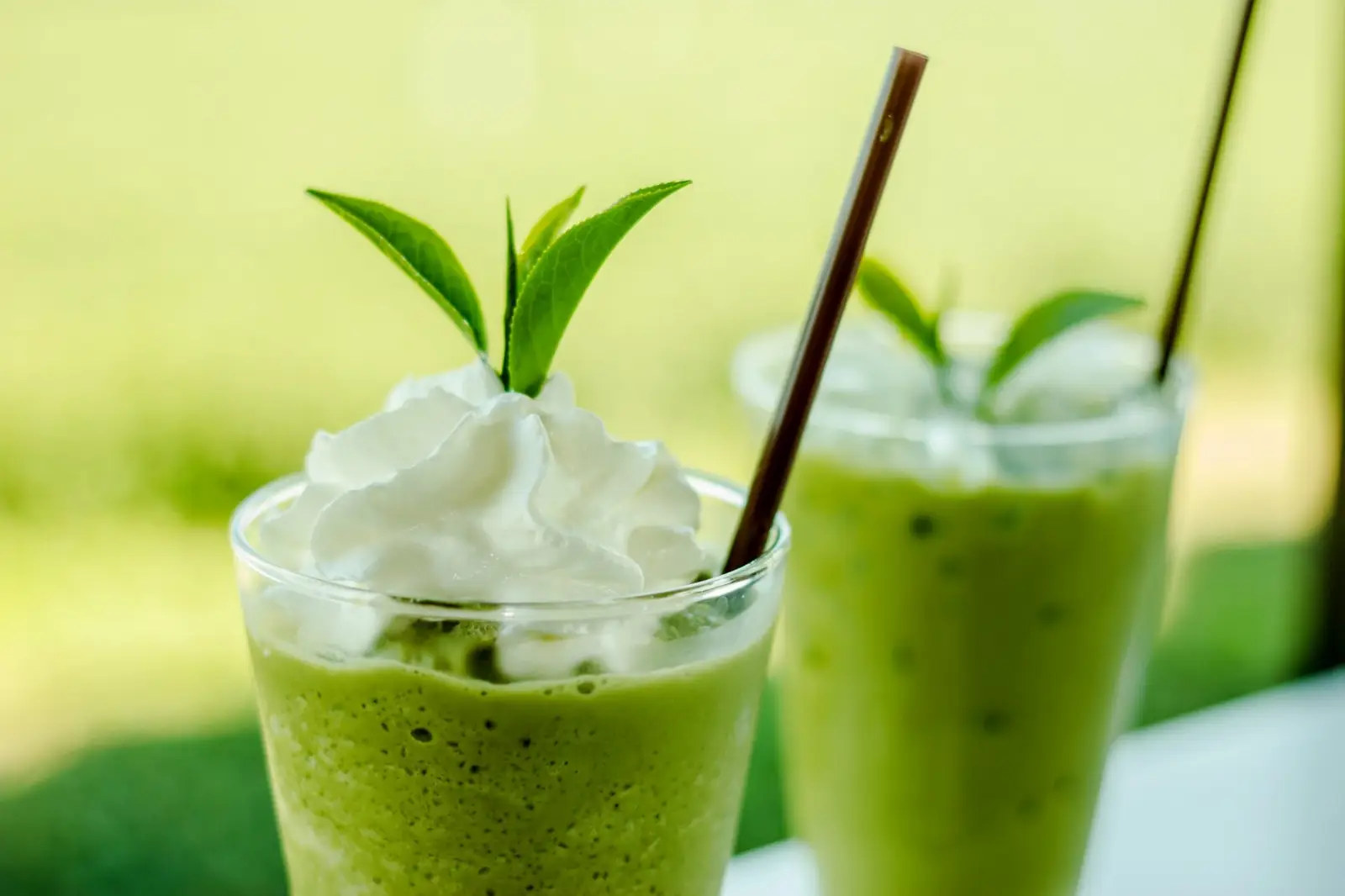 Hình ảnh Trà sữa thái xanh 