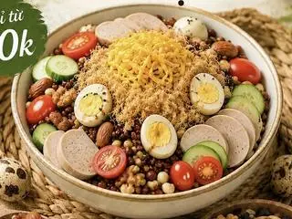 Hình ảnh Cơm gạo lứt chà bông mix hạt