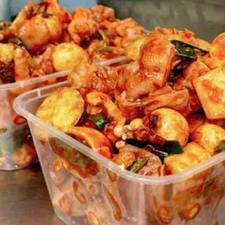 Hình ảnh Chân Vịt Sốt Thái + Trứng Non - Lớn