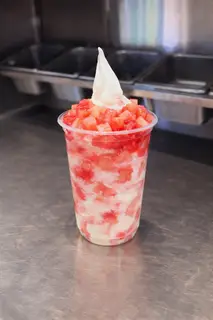 Hình ảnh Super sundae đào hồng