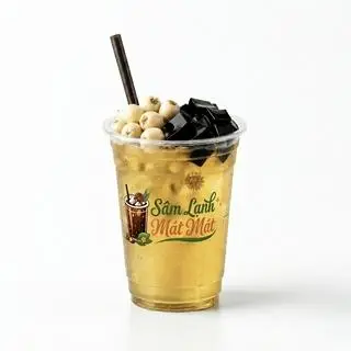 Hình ảnh LY TRÀ HOA CÚC FULL TOPPING 1000ml