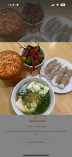 Hình ảnh Bánh cuốn phần đầy đủ