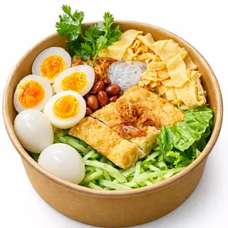 Hình ảnh CB Bún Mini + Da heo tóp mỡ