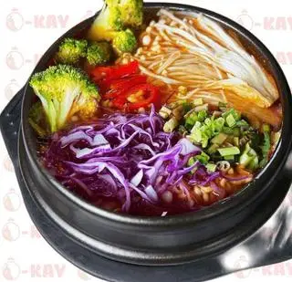 Hình ảnh Mì cay rau nấm ( mặc định không nấu chín)