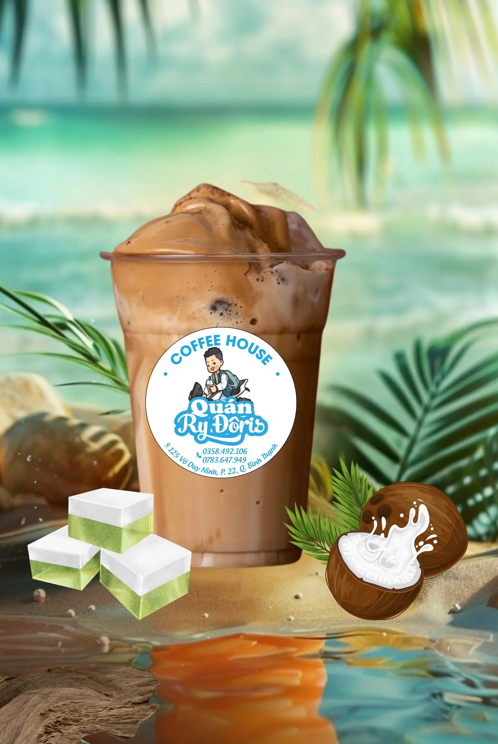 Hình ảnh Dalgona coffee coco