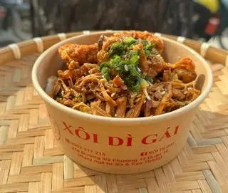 Hình ảnh Xôi gà xé da gà