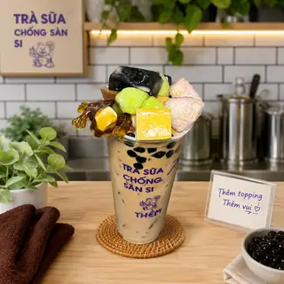 Hình ảnh Trà Sữa Thèm Full Topping