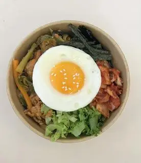 Hình ảnh cơm bulgogi thịt heo xào