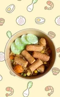 Hình ảnh Mì Trộn Mực Xoắn