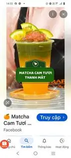 Hình ảnh matcha cảm tươi ly 700ml