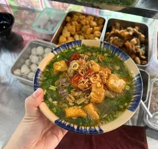 Hình ảnh bún riêu bò đậu