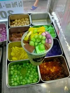 Hình ảnh Trà sữa thập Cẩm full topping