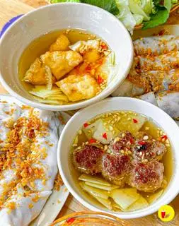 Hình ảnh Bánh cuốn thịt - chả nướng
