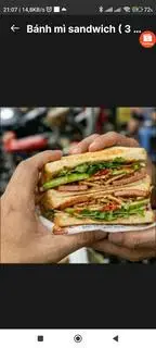 Hình ảnh Bánh mì sandwich ( 3 bánh + chả cá )