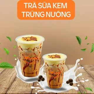 Hình ảnh Trà sữa kem trứng nướng
