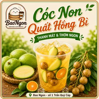 Hình ảnh Trà Nhài Cóc Non Quất Hồng Bì