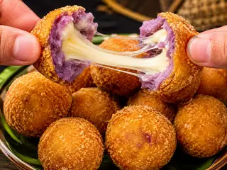 Hình ảnh Khoai Mỡ Phô Mai Kéo Sợi