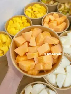 Hình ảnh Dưa lưới cắt sẵn