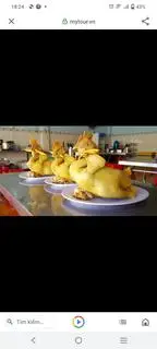 Hình ảnh Gà Cúng Nguyên Con ( lòng, cháo, gỏi)