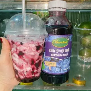 Hình ảnh sữa chua việt quất 