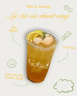 Hình ảnh Trà vải chanh vàng