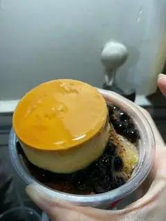 Hình ảnh Milo dầm bánh flan