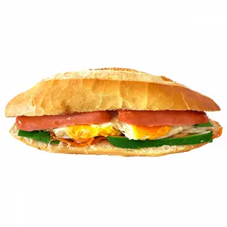 Hình ảnh Bánh mì xúc xích trứng