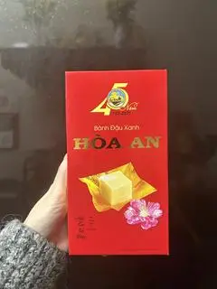 Hình ảnh Bánh đậu xanh Hoà an hộp 200g