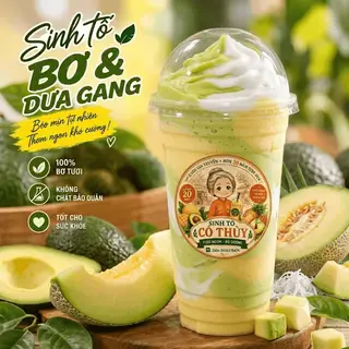 Hình ảnh Sinh tố bơ - dưa gang