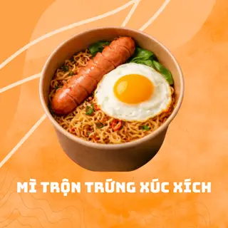 Hình ảnh MÌ TRỘN TRỨNG XÚC XÍCH