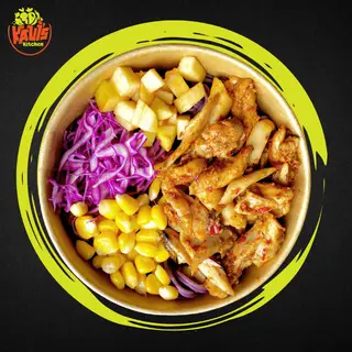 Hình ảnh Gà Nấm Xào Bơ Tỏi (75g gà + 70g nấm trước chế biến)