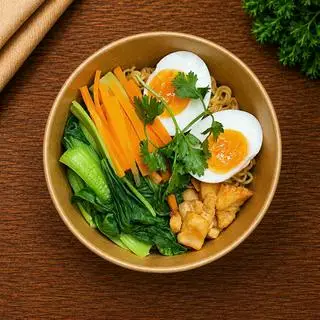 Hình ảnh Mì trộn trứng lòng đào